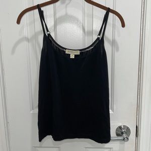 BURBERRY LONDON ADJUSTABLE BLACK TANK SIZE L